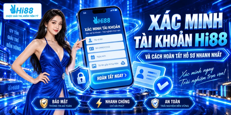 Xác minh tài khoản Hi88 và cách hoàn tất hồ sơ nhanh nhất