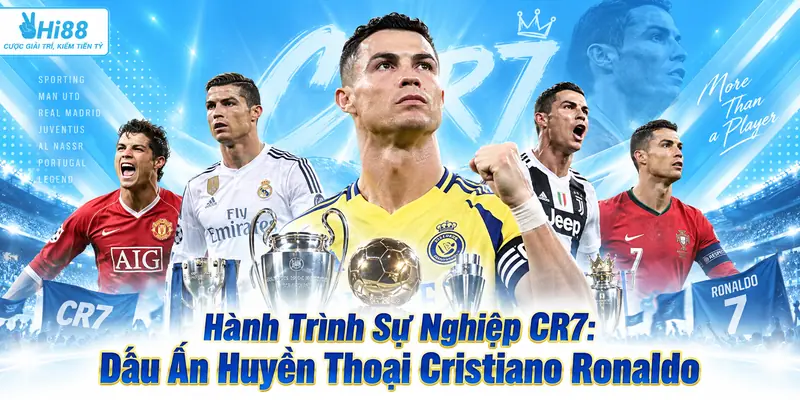 Hành Trình Sự Nghiệp CR7: Dấu Ấn Huyền Thoại Cristiano Ronaldo